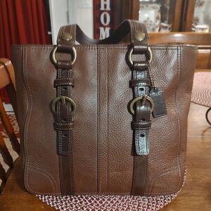 Coach Leather Large Tote